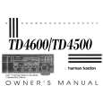 HARMAN KARDON TD4500 Owners Manual