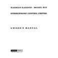 HARMAN KARDON SC6 Owners Manual