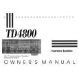HARMAN KARDON TD4800 Owners Manual
