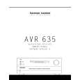 HARMAN KARDON AVR635 VII Owners Manual