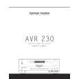 HARMAN KARDON AVR230 Owners Manual
