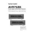 HARMAN KARDON AVR75 Service Manual
