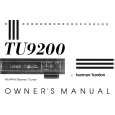 HARMAN KARDON TU9200 Owners Manual