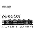 HARMAN KARDON CA70 Owners Manual