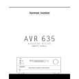 HARMAN KARDON AVR635 Owners Manual